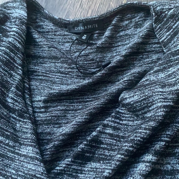 Like new dynamite wrap top- worn twice - Picture 2 of 2